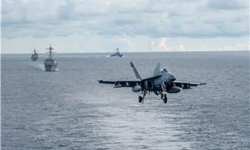 САД, Австралија и Јапонија одржаа воени вежби во Јужното кинеско море