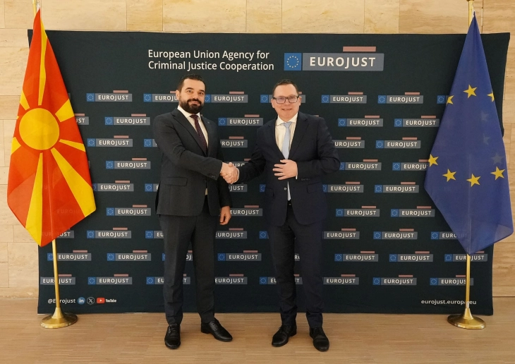 Minister Lloga meets Eurojust President Hamran