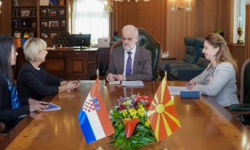 Xhaferi - Tiganj: Kroacia mbështet fuqishëm perspektivën evropiane të Maqedonisë së Veriut