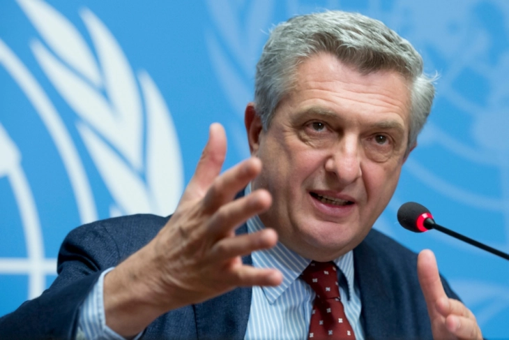 Head of UN refugee agency urges reversal of UNRWA funding halt