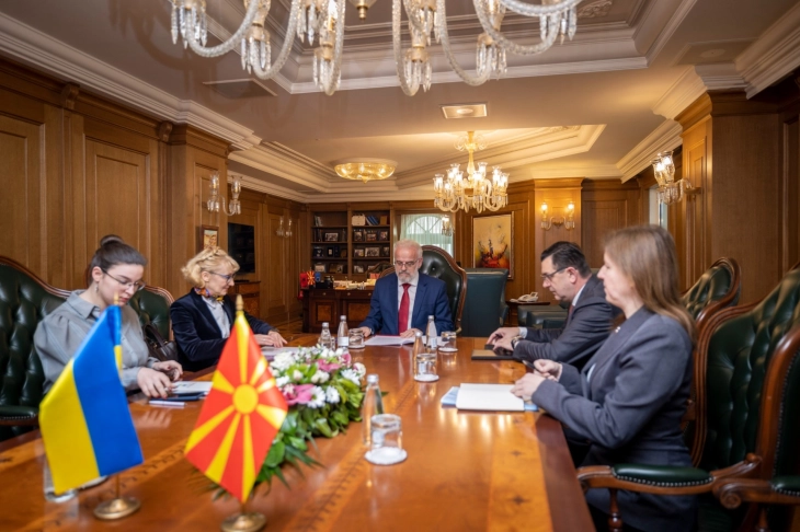 Xhaferi-Dir: Ukraina gjithmonë mund të shohë në Maqedoninë e Veriut një mik, partner dhe përkrahës
