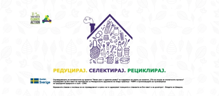 Центарот за одржлив развој „Алка“ спроведува едукативна кампања во рамки на проектот „Зелен раст за одржлив развој“