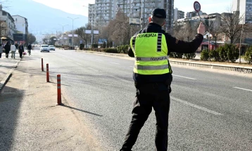 Во Скопје изречени 161 мерка за прекршоци во сообраќајот
