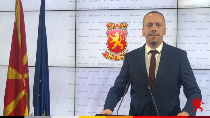 ZGJEDHJET2024/Petruhevsski për idenë e BDI-së për president të shtetit thotë se VMRO-DPMNE nuk bisedon dhe nuk negocion nën shantazhe