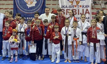 Македонската репрезентација во традиционално карате на ИТКФ/ЈКА Европскиот куп освои осум златни медали