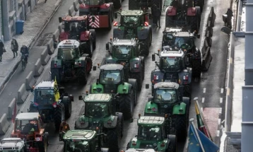 Белгиските земјоделци го блокираа Брисел