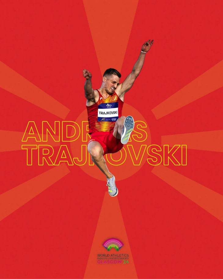 Трајковски единствен македонски атлетичар на Светското првенство во сала