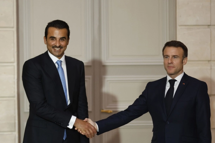 Емирот на Катар и претседателот на Франција разговараа за Газа, испратија помош