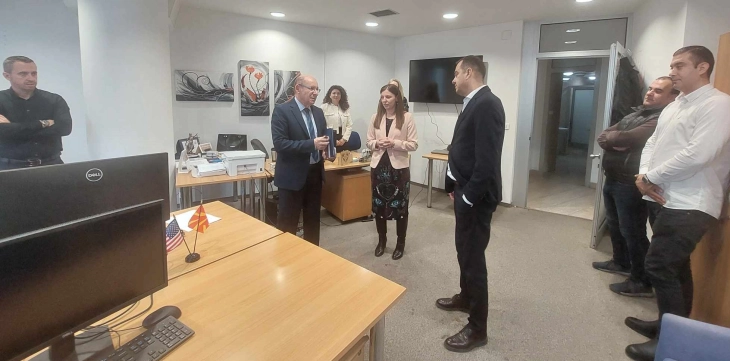 Prokurori publik Kocevski e vizitoi Qendrën hetuese të PTHP Shkup