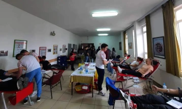 Рекордна крводарителска акција во Виница, собрани 108 единици со крв