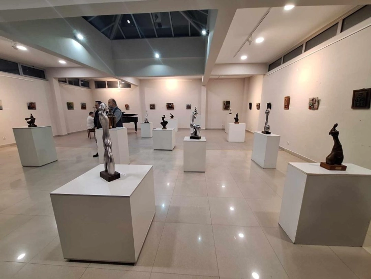 Изложба „50 години творештво“ на Ангел Димовски-Чауш во Велес 
