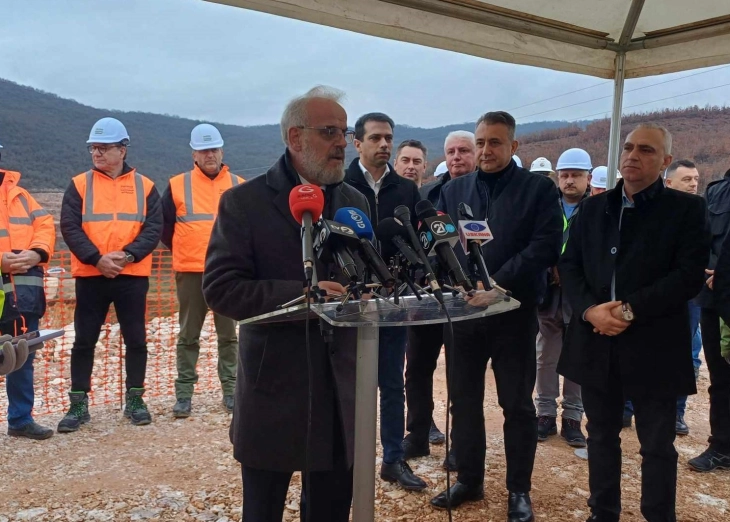 Xhaferi expects Gostivar-Kichevo highway to be completed by 2027