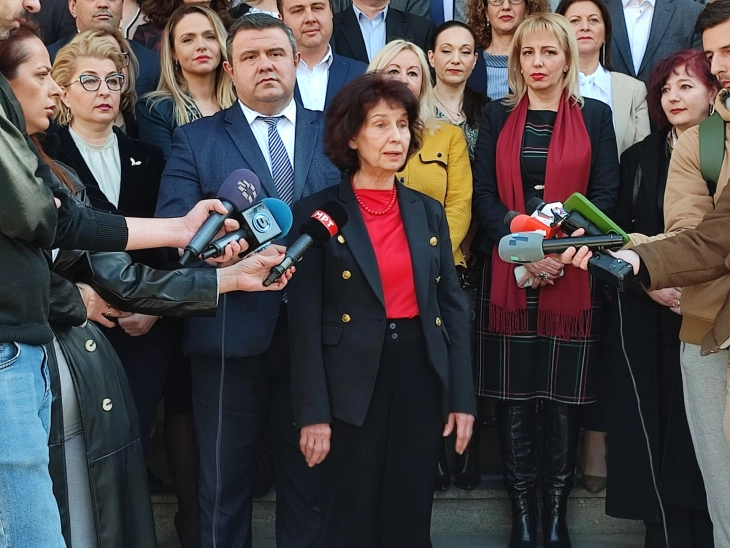 VMRO-DPMNE to promote presidential candidate Gordana Siljanovska-Davkova