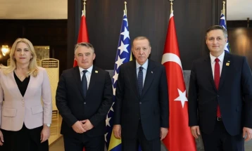 Ердоган: Зачувувањето на мирот и стабилноста на БиХ е важно за Турција