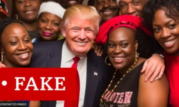 Би-Би-Си: Поддржувачите на Трамп користат лажни фотографии за да ги поттикнат Афроамериканците да гласаат за републиканците