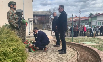 Во Виница одбележана 23-годишнината од загинувањето на армискиот капетан Кирчо Димитриов