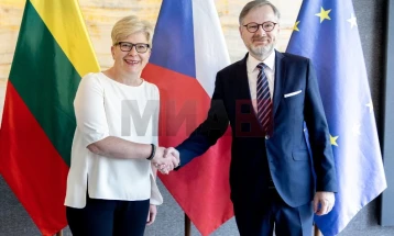 Литванија ќе помогне во финансирањето на чешкиот план за зајакнување на испораката на муниција за Украина