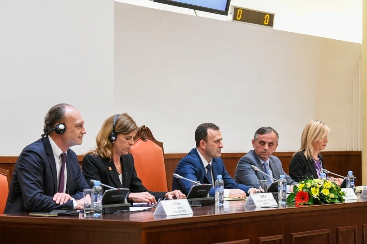 Претседателот на Собранието Јован Митрески се обрати на настанот „Млад франкофонски парламент“