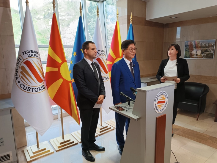 Heads of Macedonian and Korean customs kick off project for implementation of risk management and data warehouse system