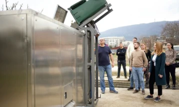 Градоначалничката Арсовска изврши увид на ставањето во употреба на биокомпостара за органиски отпад