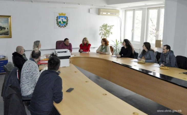 Младински организации од Франција во посета на Општина Охрид