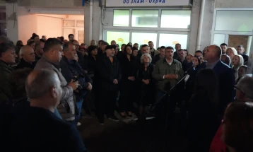 Движењето ЗНАМ – За наша Македонија отвори простории на Изборниот штаб во Охрид