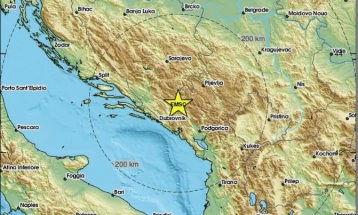 Силен земјотрес ја погоди Црна Гора