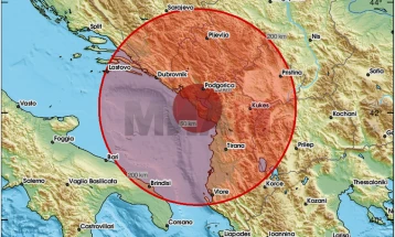 Pas tërmetit të fuqishëm në Mal të Zi janë regjistruar edhe 30 tërmete të njëpasnjëshme