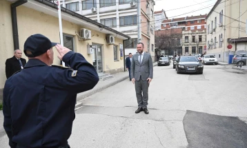 Toshkovski visits Kumanovo, Kratovo, Kriva Palanka police departments