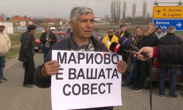Bllokadë dyorëshe në rrugën Prilep-Vitolishtë dhe protestë për shkak të moskujdesit për Mariovën