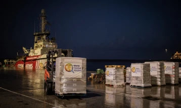 First ship with aid for Gaza unloaded for distribution