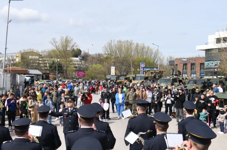 Army Open Day event in Tetovo to mark NATO anniversary