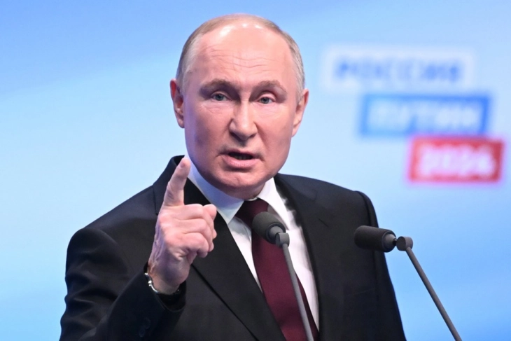 Initial results give Putin 88% of the vote in Russian election