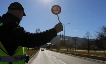 Сообраќајни казни за 152 возачи во Скопје