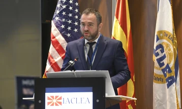 Minister Toshkovski addresses inaugural IACLEA International Symposium