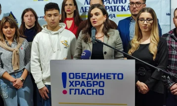 LDP leader Zajkova to be MP candidate in the first election district; ultimate goal is to join EU by 2030
