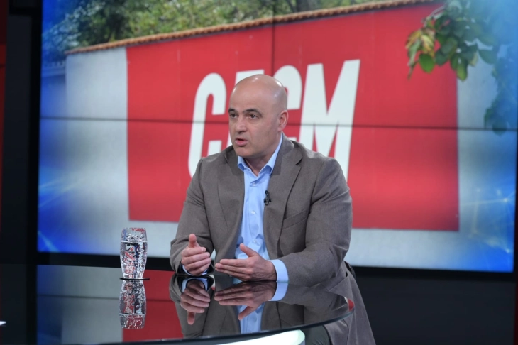 Kovaçevski: Ka dy blloqe politike - pro BE-së e udhëhequr nga LSDM-ja dhe kundër BE-së e udhëhequr nga VMRO-DPMNE-ja