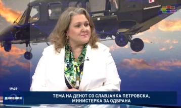 Петровска: Хелихоптерите ги менуваме за модернизација на Армијата согласно стандардите на НАТО