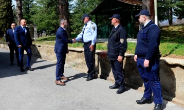 Bojmacaliev: Ме mjete speciale dhe objekte të reja lundruese për mbikqyrje garantohet siguria e kufirit jugor dhe perëndimor