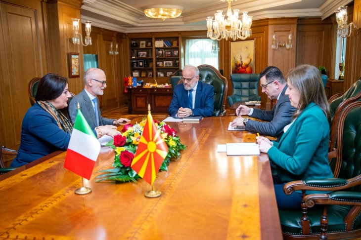 Xhaferi – Silvestri: North Macedonia to continue on European path