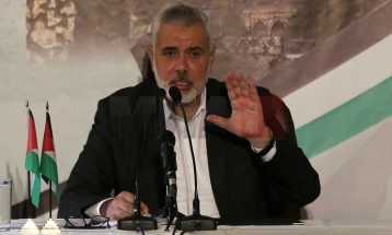 Lideri i Hamasit në një takim me përfaqësuesit iranianë në Teheran