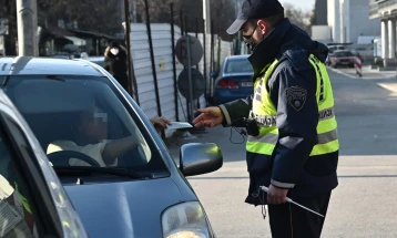 Казни за 138 возачи во Скопје