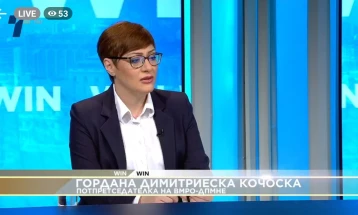 Димитриеска Кочоска: Платформа 1198 подразбира чесно и одговорно работење, борба со сивата економија, ниски и рамни даноци