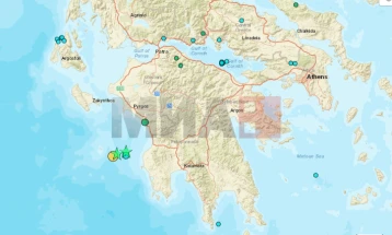 Земјотрес во Грција со јачина од 5,7 степени 