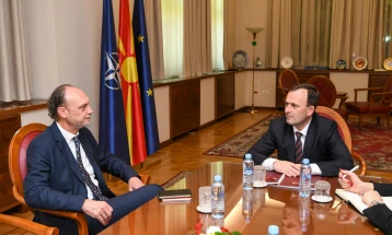 Mitreski - Baumgartner: North Macedonia and France have excellent relations, mutual cooperation and support to deepen