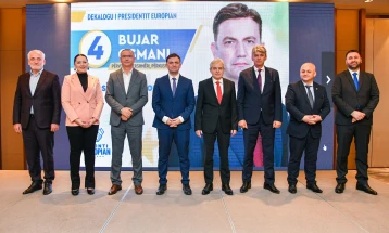Европски фронт потпиша декларација за поддршка на Декалогот на претседателскиот кандидат Османи