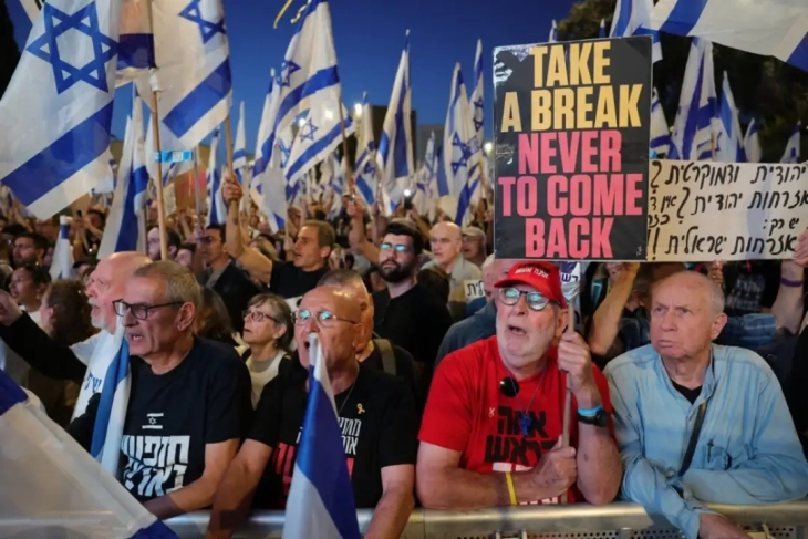 Во Ерусалим илјадници Израелци побараа оставка од Нетанјаху