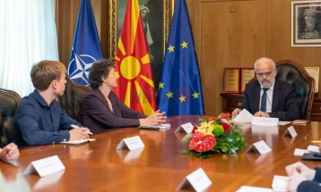 Xhaferi – Strik: Mbështetje e fortë për vazhdimin e rrugës evropiane të Maqedonisë së Veriut