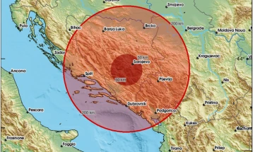 Нов потрес во Црна Гора, овој пат од 4,6 степени по Рихтер