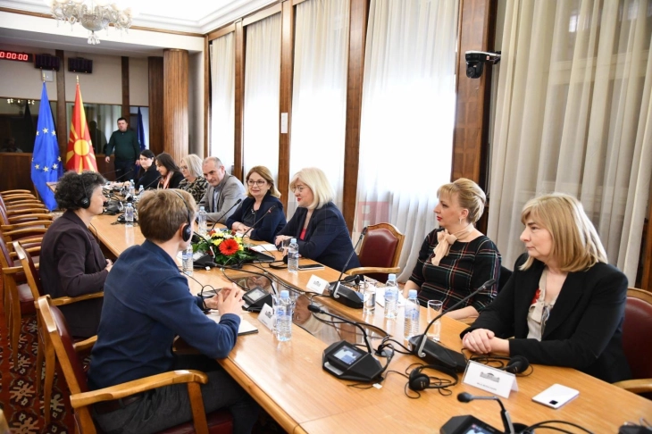 Komiteti i Përbashkët Parlamentar në takim me eurodeputeten Tineke Shtrik
